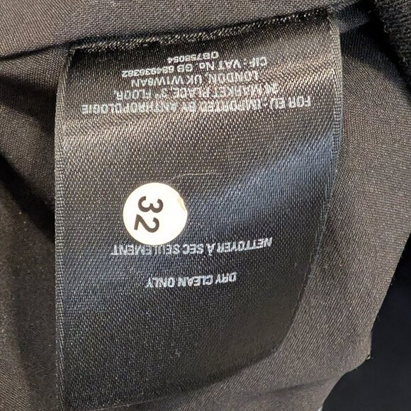 Anthropologie Cartonnier Blazer Black Flare Sleeve Business Casual - Size M - Picture 6 of 7